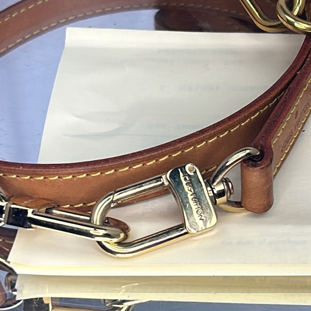 Autentic, Louis, Vuitton strap shoulder